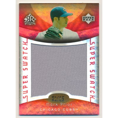 2005 Reflections Super Swatch Red #MP Mark Prior