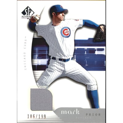 2005 SP Authentic Jersey #65 Mark Prior