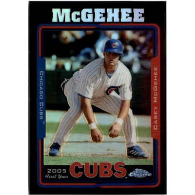 2005 Topps Chrome Update Black Refractors #112 Casey McGehee FY