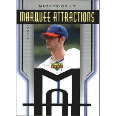 2005 Upper Deck Marquee Attractions Jersey #MP Mark Prior