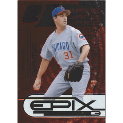 2005 Zenith Epix Orange Game #19 Greg Maddux