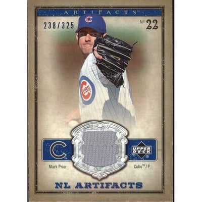 2006 Artifacts AL/NL Artifacts Blue #MPN Mark Prior Jsy/325