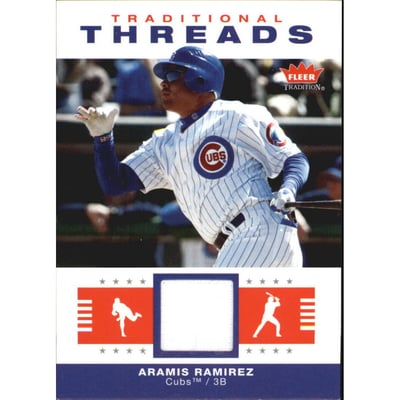 2006 Fleer Tradition Traditional Threads #AR Aramis Ramirez Jsy
