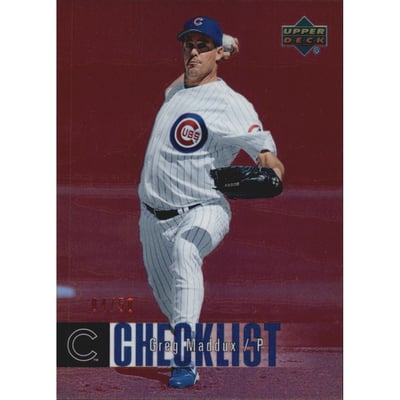 2006 Upper Deck Special F/X Red #878 Greg Maddux CL