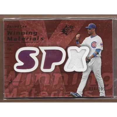 2007 SPx Winning Materials 199 Bronze #DL Derrek Lee/199