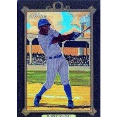 2007 Topps Turkey Red Chrome Black Refractors #140 Alfonso Soriano