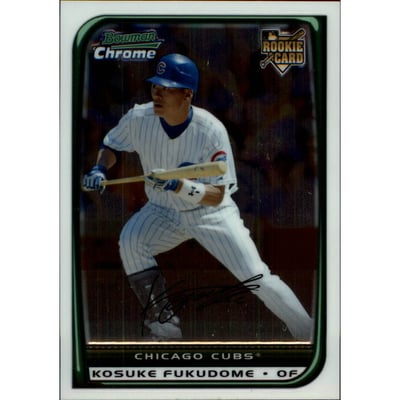 2008 Bowman Chrome #155 Kosuke Fukudome RC