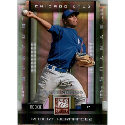 2008 Donruss Elite Extra Edition Status Gold #157 Robert Hernandez