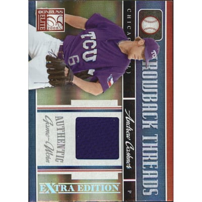 2008 Donruss Elite Extra Edition Throwback Threads #3 Andrew Cashner/500
