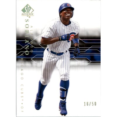 2008 SP Authentic Gold #99 Alfonso Soriano