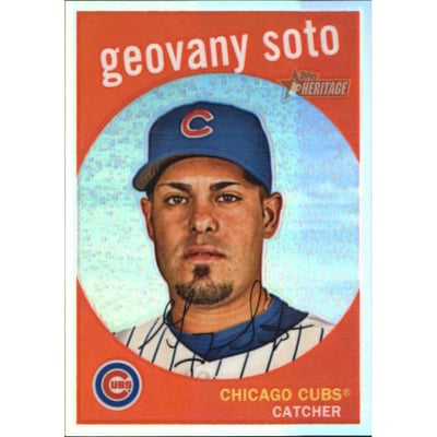 2008 Topps Heritage Chrome Refractors #C207 Geovany Soto