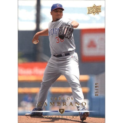 2008 Upper Deck Gold #442 Carlos Zambrano