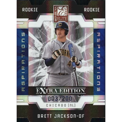 2009 Donruss Elite Extra Edition Aspirations #58 Brett Jackson