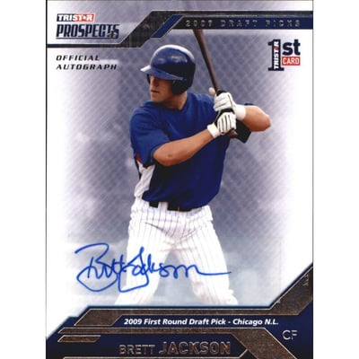 2009 TRISTAR Prospects Plus Autographs #25 Brett Jackson