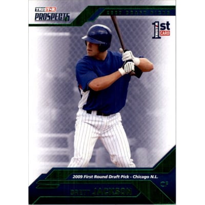 2009 TRISTAR Prospects Plus Green #25 Brett Jackson