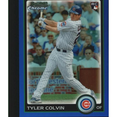2010 Bowman Chrome Draft Blue Refractors #BDP32 Tyler Colvin