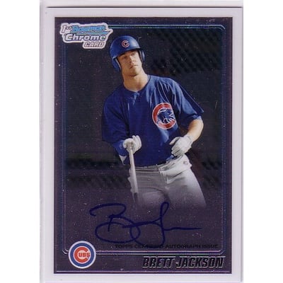 2010 Bowman Chrome Prospects #BCP93B Brett Jackson AU