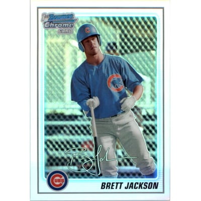 2010 Bowman Chrome Prospects Refractors #BCP93A Brett Jackson