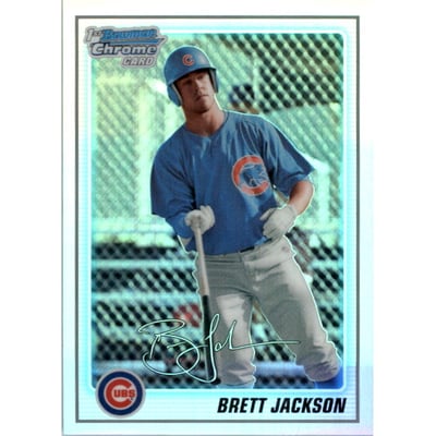 2010 Bowman Chrome Prospects Refractors #BCP93B Brett Jackson AU