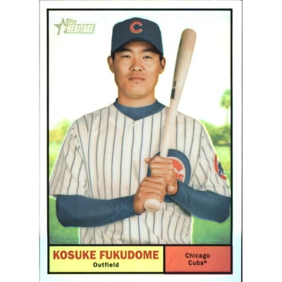 2010 Topps Heritage Chrome Refractors #C112 Kosuke Fukudome