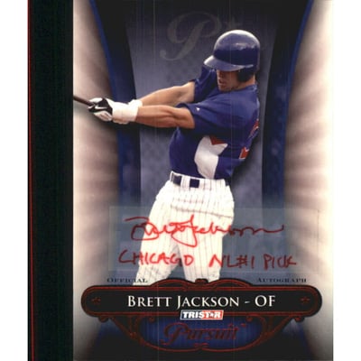 2010 TRISTAR Pursuit Autographs Red #95 Brett Jackson