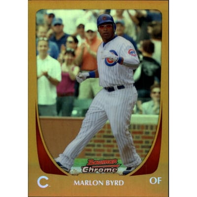 2011 Bowman Chrome Gold Refractors #7 Marlon Byrd