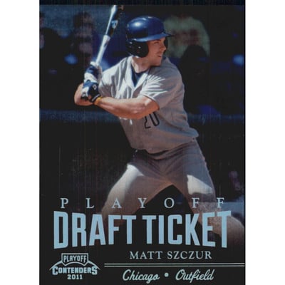2011 Playoff Contenders Draft Ticket Playoff Tickets #DT46 Matt Szczur