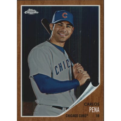 2011 Topps Heritage Chrome Refractors #C137 Carlos Pena
