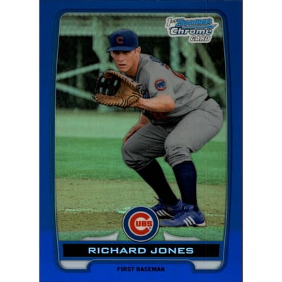 2012 Bowman Chrome Prospects Blue Refractors #BCP19 Richard Jones