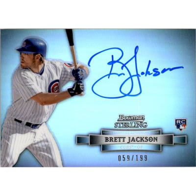 2012 Bowman Sterling Rookie Autographs Refractors #BJ Brett Jackson