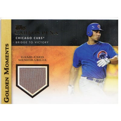 2012 Topps Golden Moments Relics #CP Carlos Pena