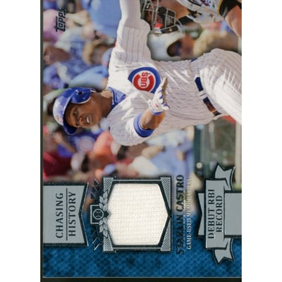 2013 Topps Chasing History Relics #SC Starlin Castro