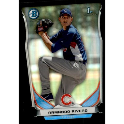 2014 Bowman Chrome Prospects Black Refractors #BCP13 Armando Rivero