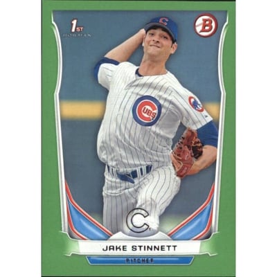 2014 Bowman Draft Green #DP43 Jake Stinnett