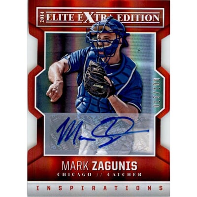 2014 Elite Extra Edition Signature Inspirations #57 Mark Zagunis