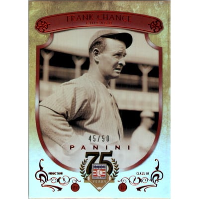 2014 Panini Hall of Fame Red Frame Red #15 Frank Chance