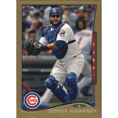 2014 Topps Mini Gold #211 Dioner Navarro