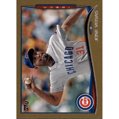 2014 Topps Mini Gold #533 Jose Veras