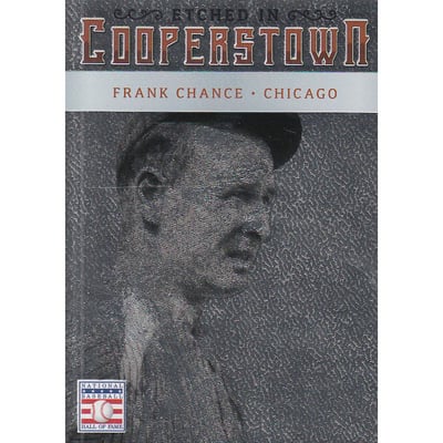 2015 Panini Cooperstown Etched in Cooperstown Silver #21 Frank Chance