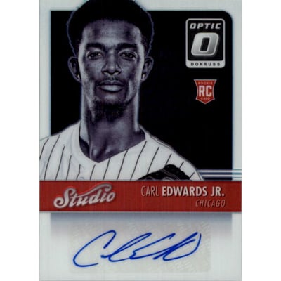 2016 Donruss Optic Studio Signatures #6 Carl Edwards Jr.