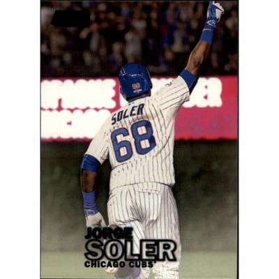 2016 Stadium Club Black #185 Jorge Soler