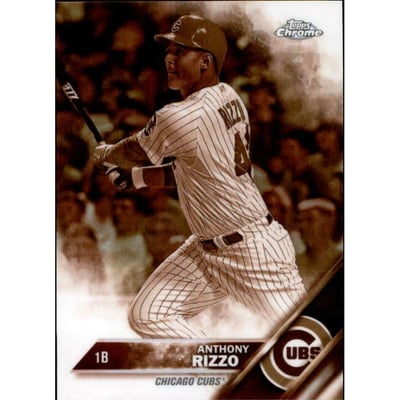 2016 Topps Chrome Sepia Refractors #87 Anthony Rizzo