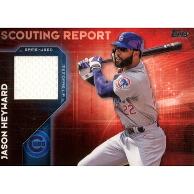 2016 Topps Scouting Report Relics #SRRJH Jason Heyward S2