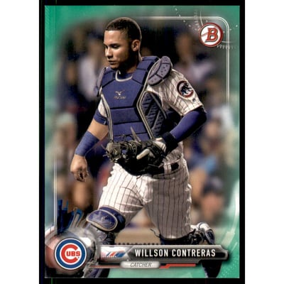 2017 Bowman Green #46 Willson Contreras