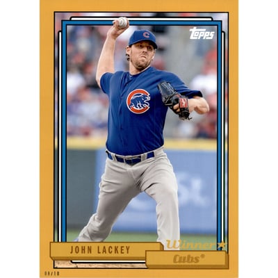 2017 Topps Archives 5x7 Gold #206 John Lackey