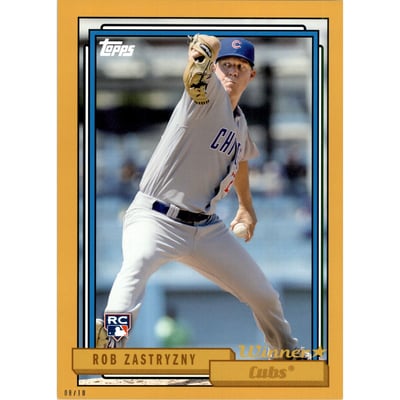 2017 Topps Archives 5x7 Gold #261 Rob Zastryzny