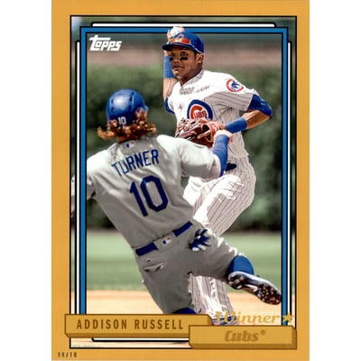 2017 Topps Archives 5x7 Gold #298 Addison Russell