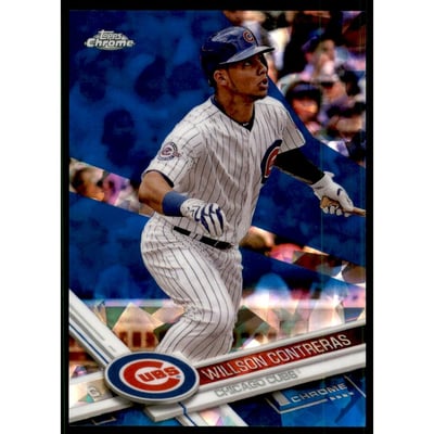 2017 Topps Chrome Sapphire Edition #502 Willson Contreras