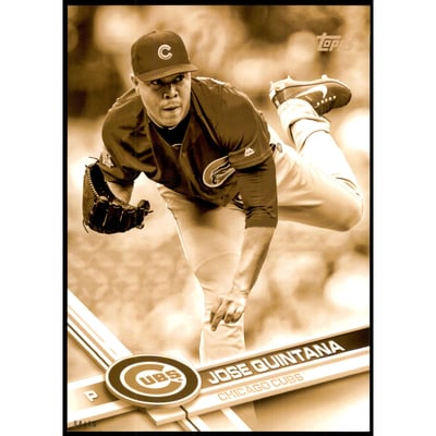 2017 Topps Update 5x7 Clear Gold #US212 Jose Quintana