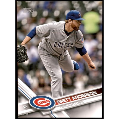 2017 Topps Update 5x7 #US280 Brett Anderson